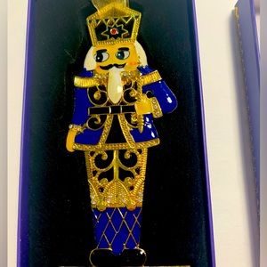 Nutcracker Ballet Ornament, Metal